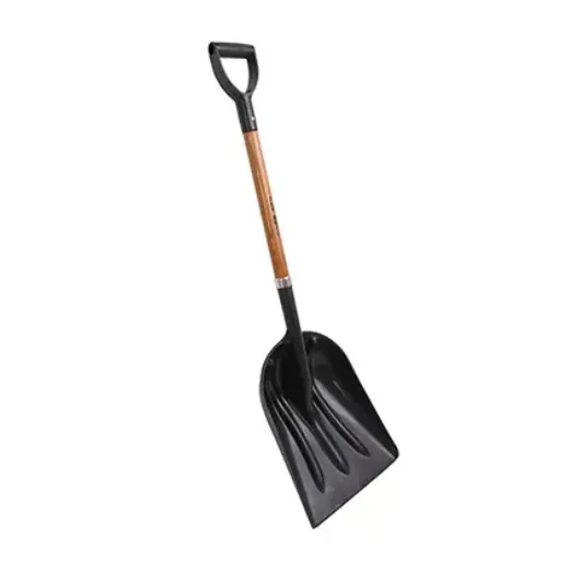 12 x 36 Poly Bull Scoop Shovel with High-tech Infused Poly for Cold
