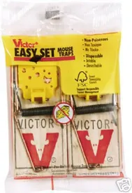 Victor Wooden Mouse Trap 2/pk