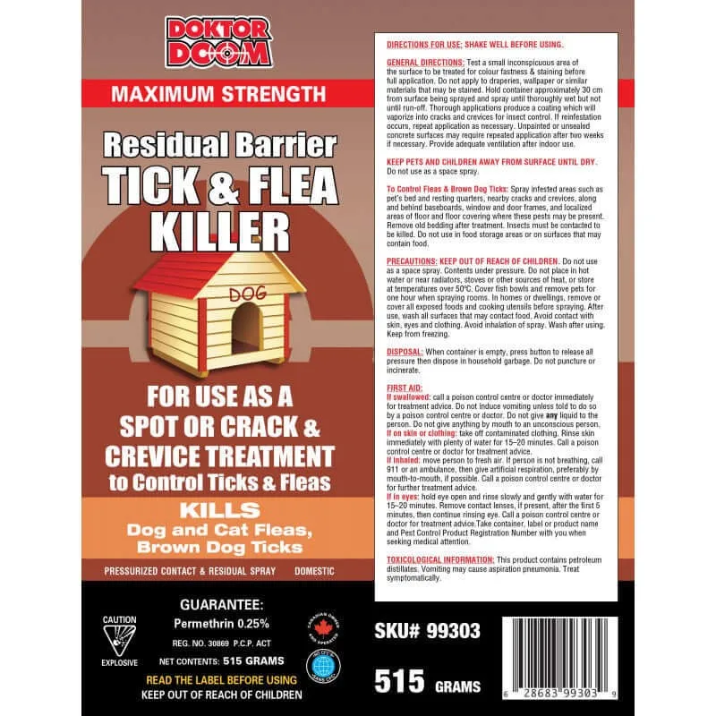 DD Tick & Flea Killer 515gm